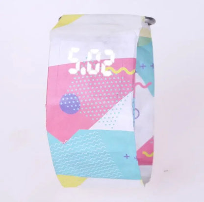 BowLift | Trendy Wrap Digital Paper Watch