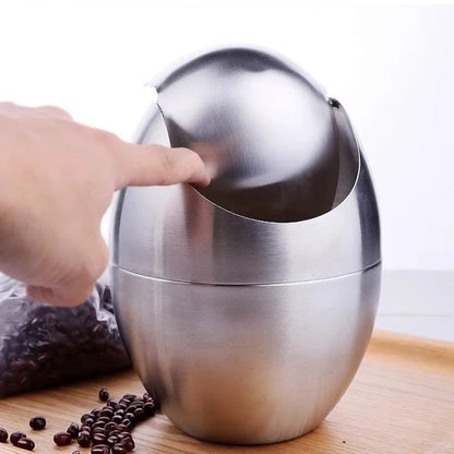 LuxBin Mini Trash Can made of Stainless Steel Bowlift