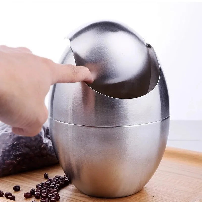 LuxBin Mini Stainless Steel Trash Can Karnz