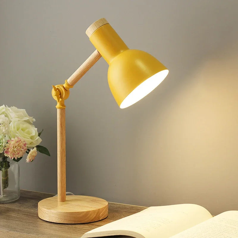 Skanto | Adjustable Wood Table Lamp | Nordic Lighting