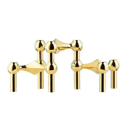 Sandsberg | Metal candle holder | Molecular Nordic design | Multiple colors
