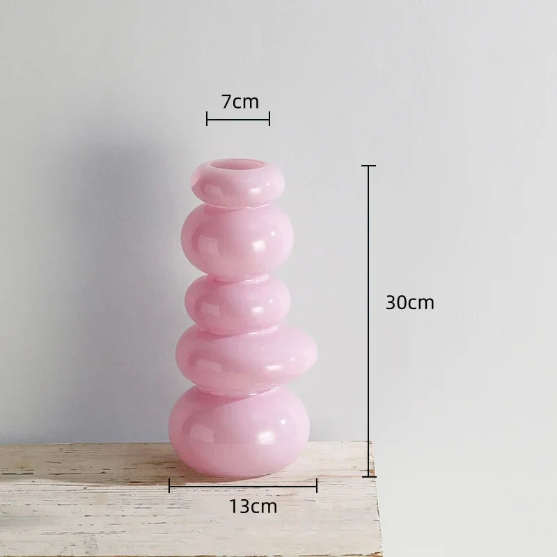 Glass Pebble Vase | Bowlift