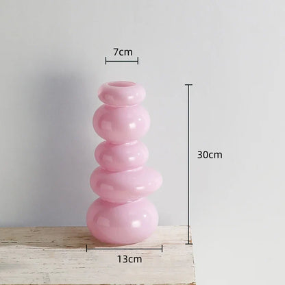 Glass Pebble Vase | Bowlift