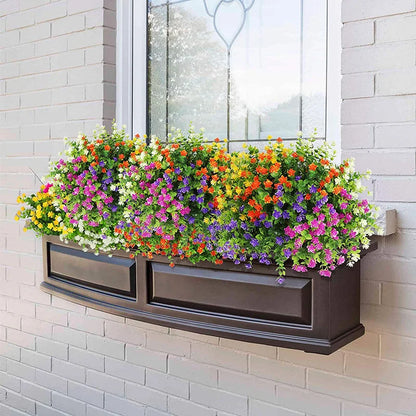 BowLift | VireoBloom Hanging Flowers | UV Resistant & Weatherproof | Maintenance Free | For Balcony & Garden