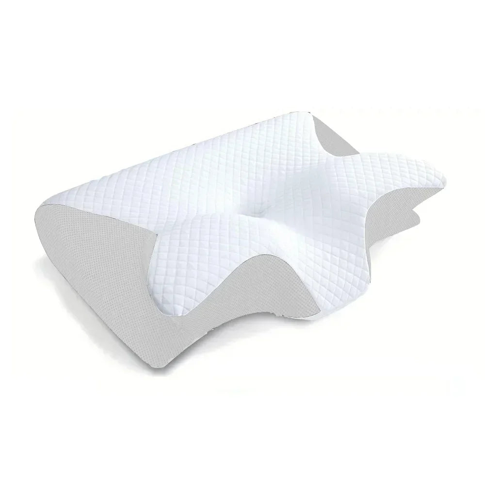 Skanto | Memory Foam Cervical Pillow | Ergonomic 2-in-1 Design for Neck Pain Relief & Comfortable Sleep