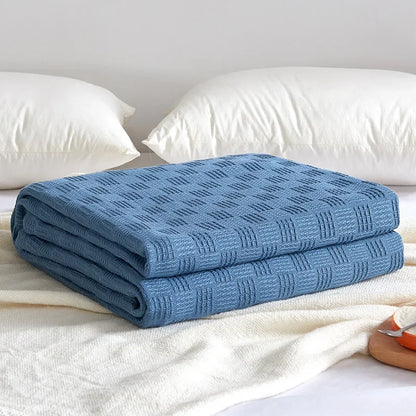 Skanto | Aurelina Cotton Gauze Throw | 100% Cotton | Breathable & Skin-Friendly | Perfect for Sofa, Bed & Office