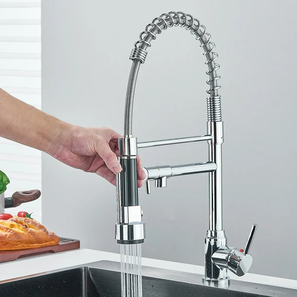 Skanto | SpringFlow – Kitchen Faucet with Double Outlet