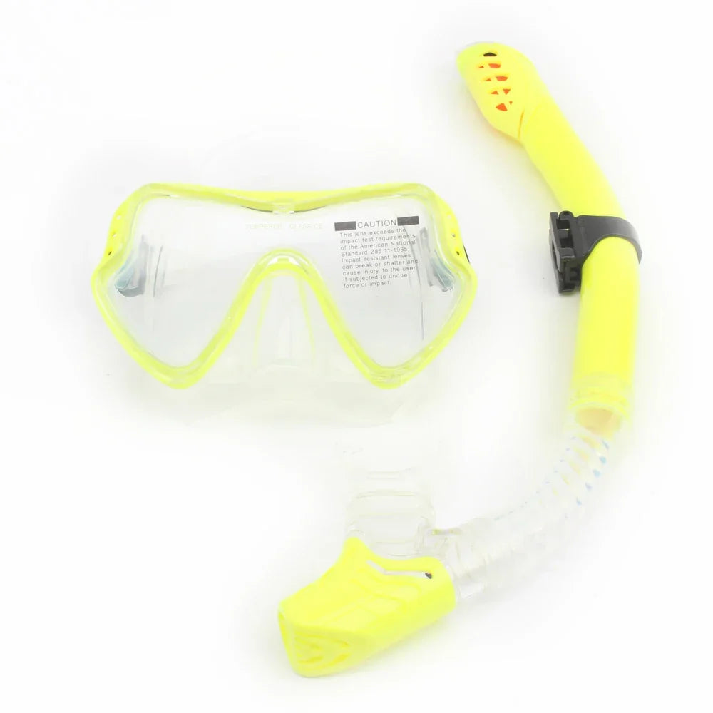 Skanto | Adult Unisex Snorkeling Diving Mask Set with Goggles