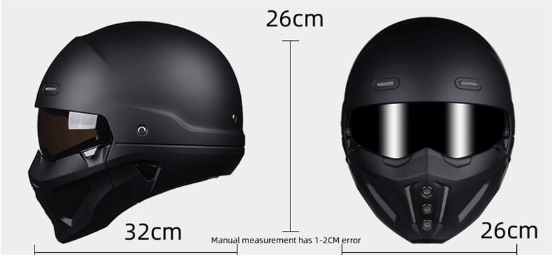 Skanto | Mystic Rider Detachable Full Face Helmet