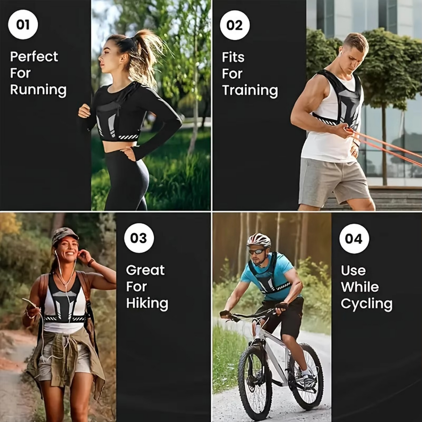 BowLift | Ultra Light Running Vest with Phone Pocket and Hydration Bottle Holder for Outdoor Sports