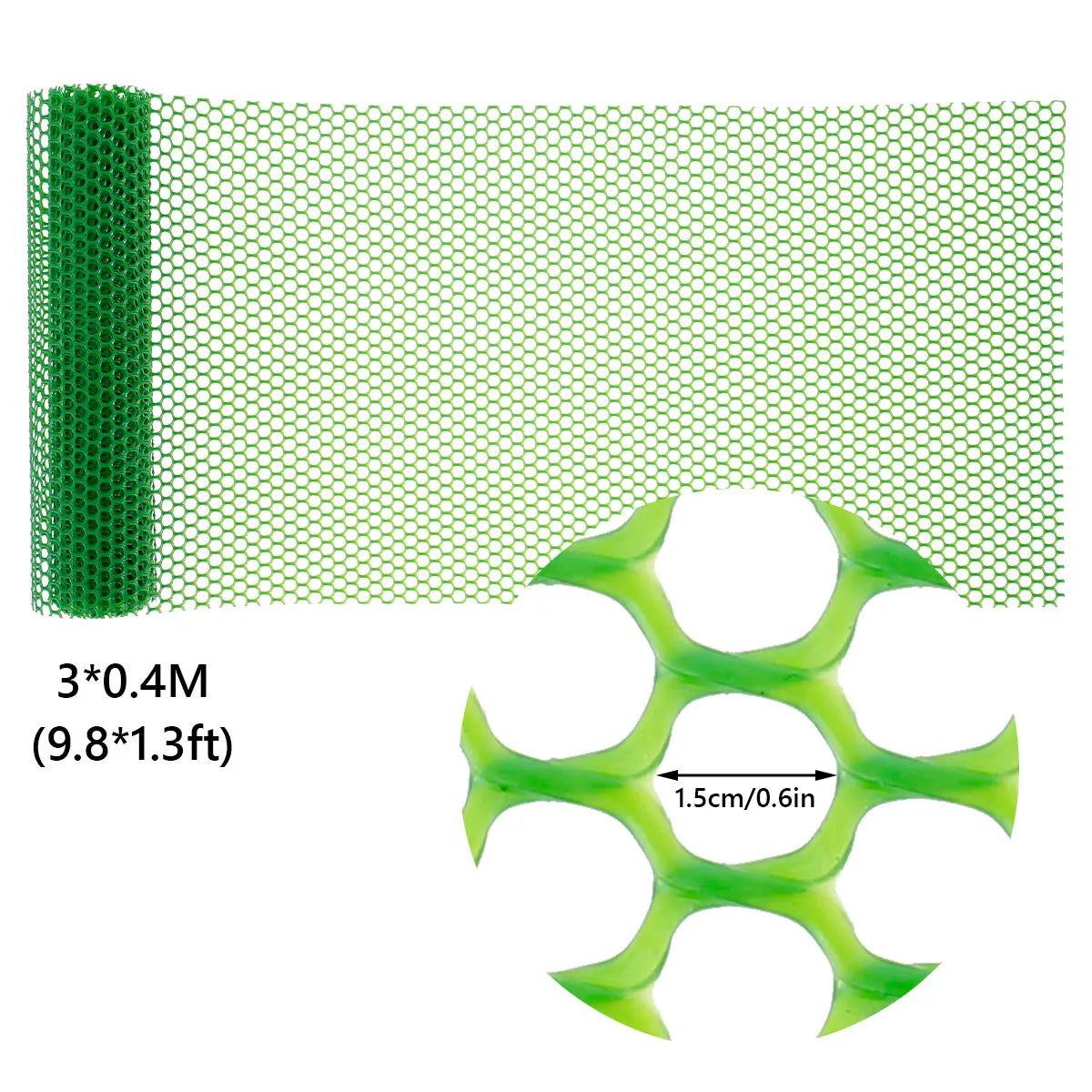 BowLift | FlexGuard Mesh | Plastic fence net for garden & tree trunk protection | 300 × 40 cm / 600 × 40 cm | Weatherproof & customizable