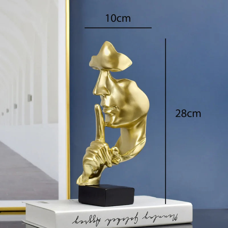 Silent Thinker Abstract Face Home Decor | Karnz