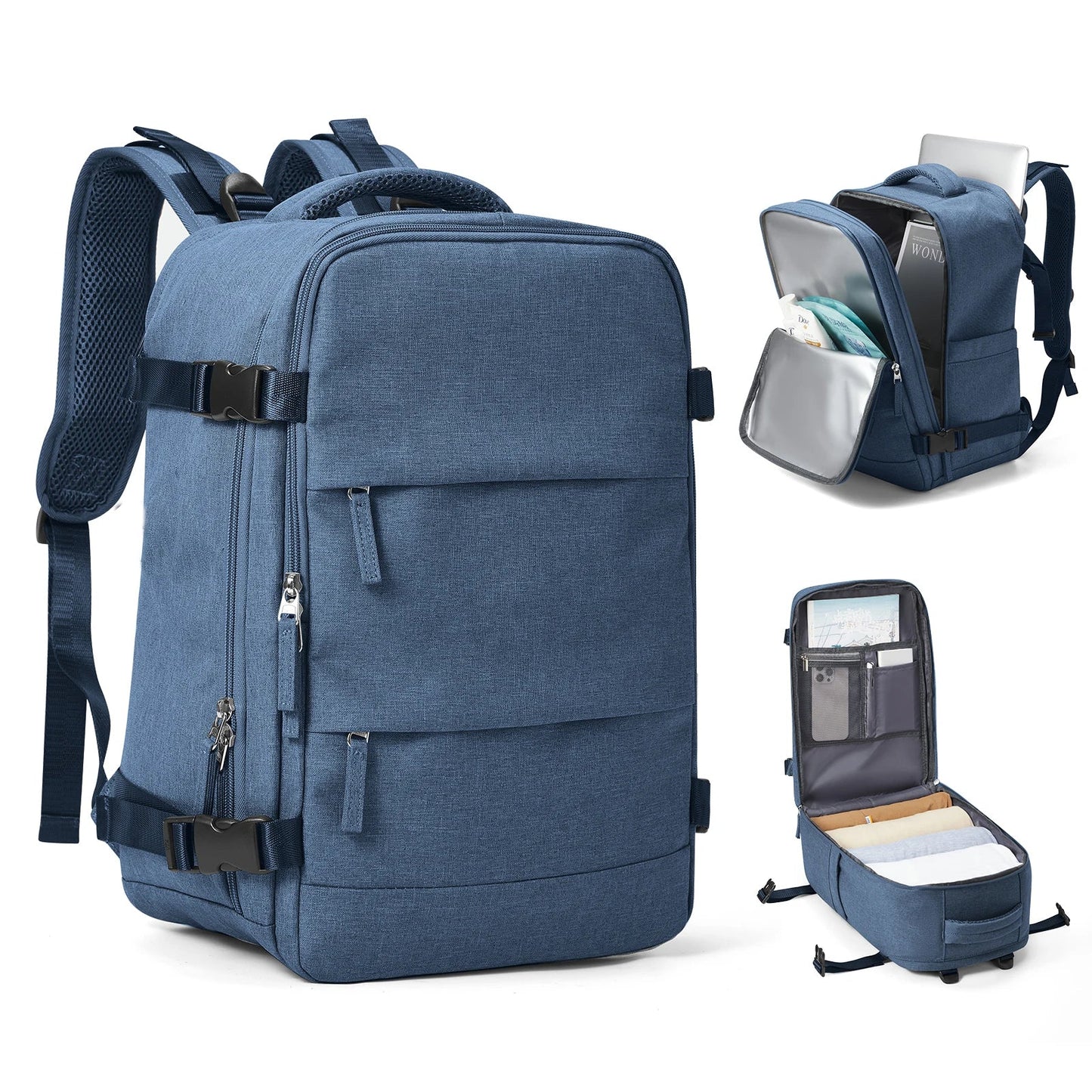 BowLift | Trekvora Travel Backpack | Waterproof & Versatile | Laptop Compartment 15.6" | Wet-Dry Separation