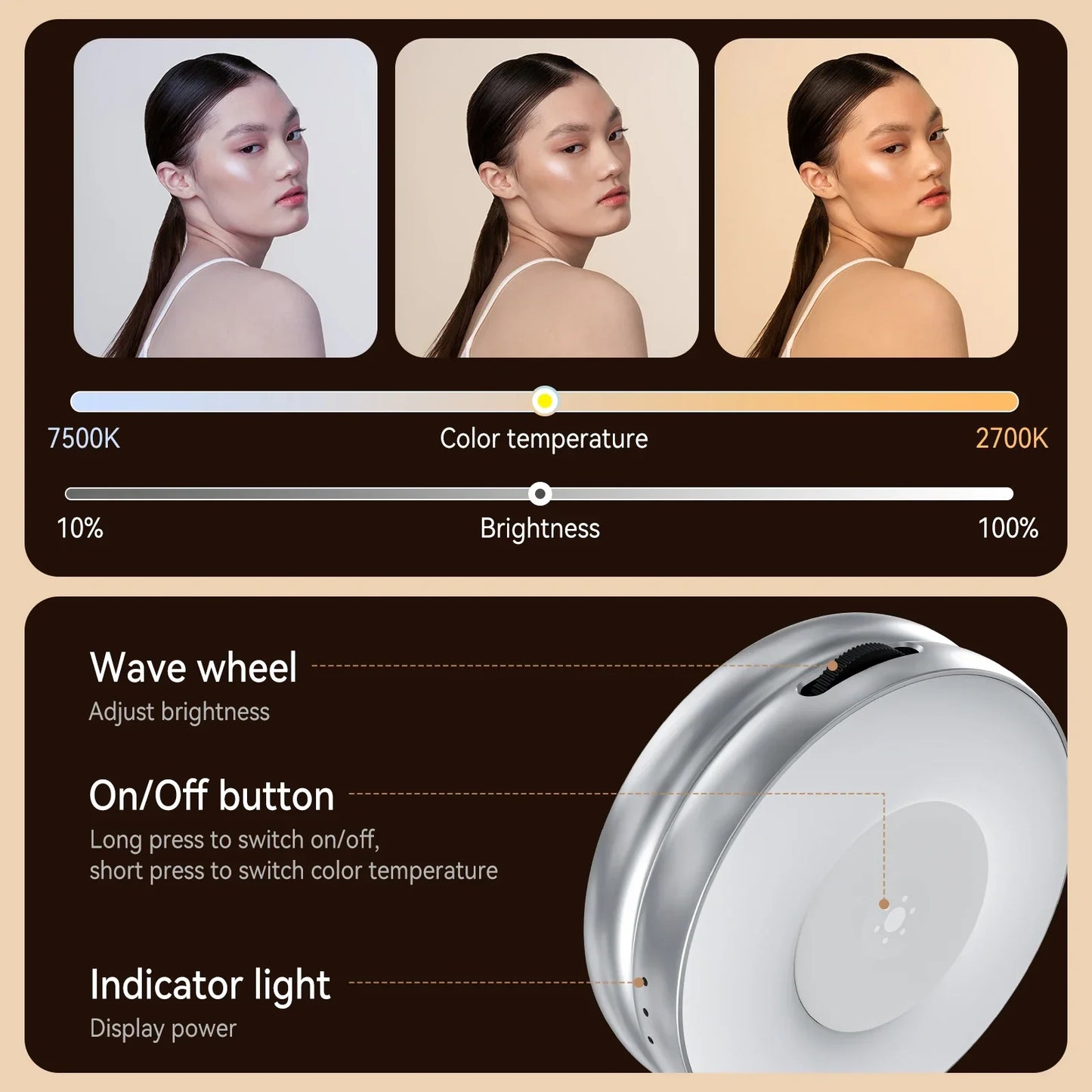 BowLift | Magsafe Adjustable Selfie Fill Light