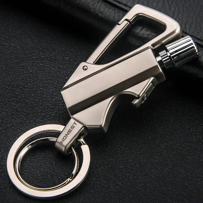 BowLift | FlareKey – Multifunction Keychain Lighter | Windproof Kerosene Lighter for Outdoor & Everyday Use