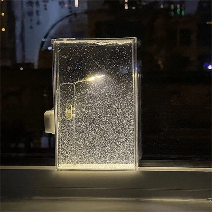 BowLift | WinterGlow – LED street lamp with magical snow effect decoration