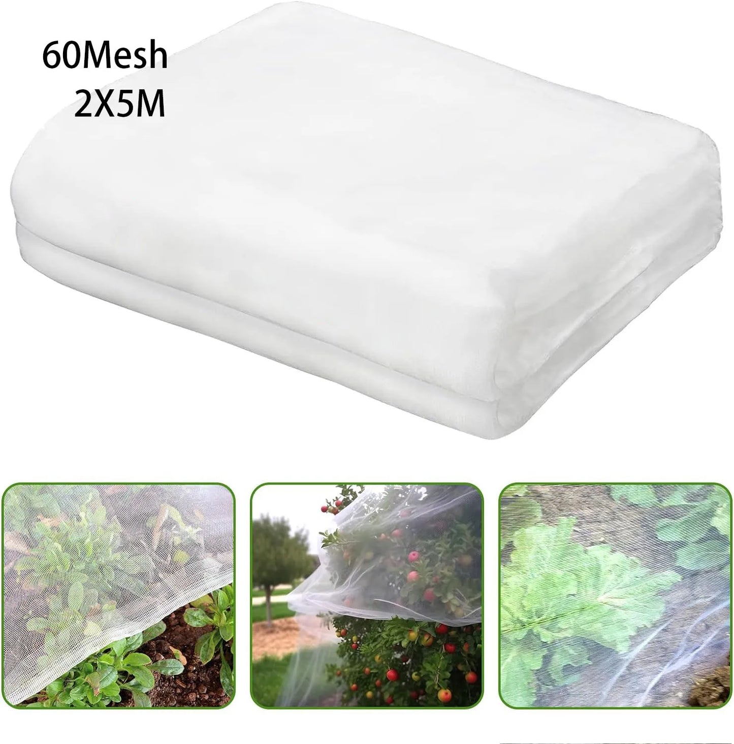 Karnz | Naturaviso Garden Net Insect Protection | UV-resistant & Tear-resistant | Plant Protection Net against Pests & Birds