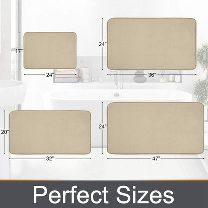 Skanto | Quick-Absorbent Non-Slip Memory Foam Bath Mat
