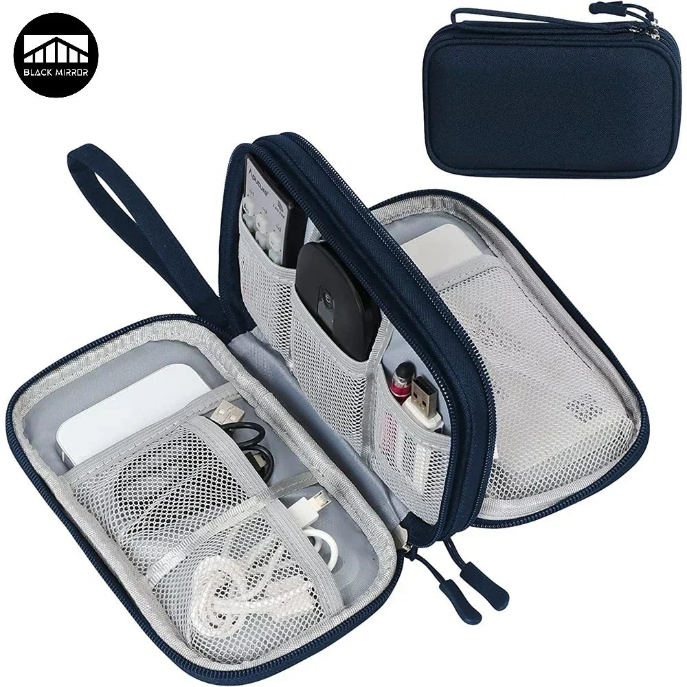 BowLift | TechPack | Electronic Organizer | Double Layer Design | Waterproof Oxford Fabric