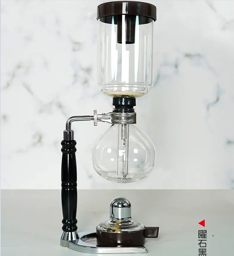 Skanto | Siphon Coffee Brewer Set | 3/5 Cups & Barista Accessories | Elegant Design