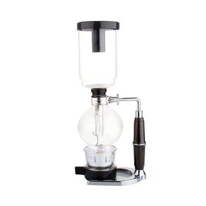 Skanto | Siphon Coffee Brewer Set | 3/5 Cups & Barista Accessories | Elegant Design