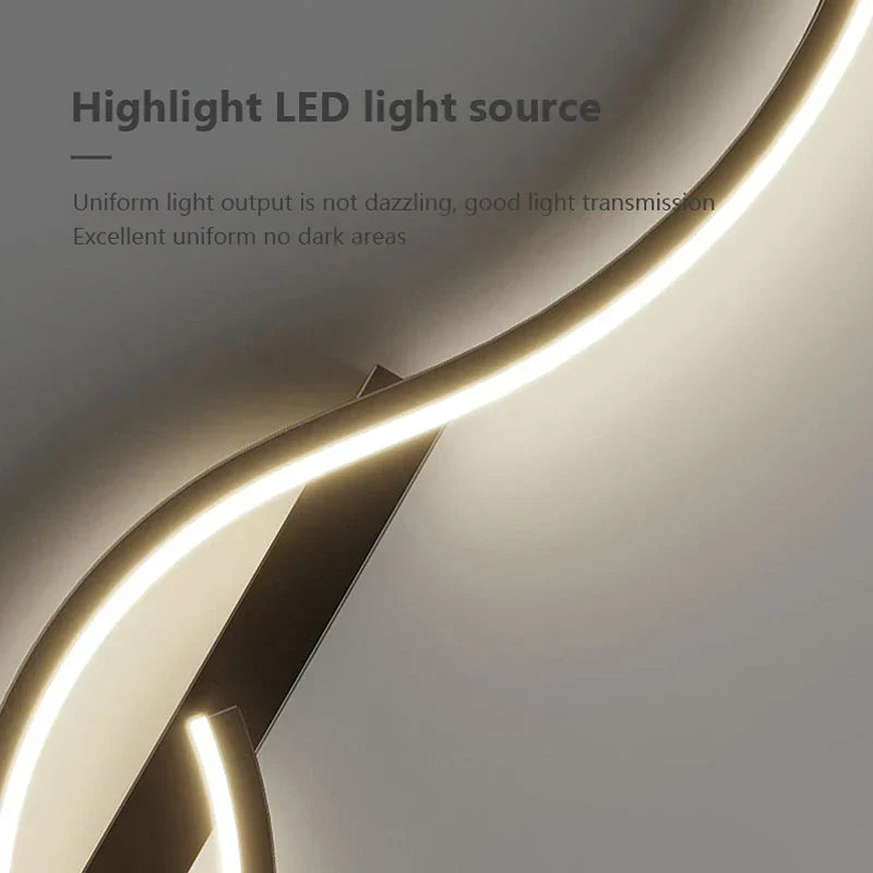 BowLift | LumiStripes | Modern LED Wall Lamp | Minimalist Wall Lamp in Stripe Design | Indoor Lighting for Bedroom & Living Room