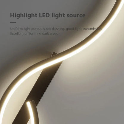 BowLift | LumiStripes | Modern LED Wall Lamp | Minimalist Wall Lamp in Stripe Design | Indoor Lighting for Bedroom & Living Room