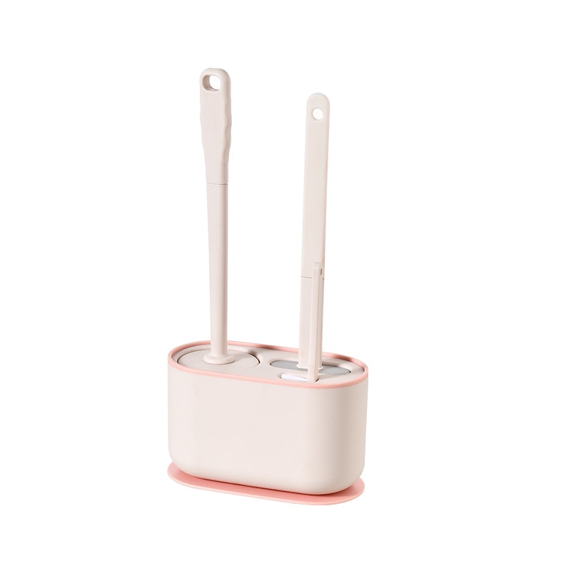 BowLift | Wall-Mounted Toilet Cleaner Drainer Brush Set