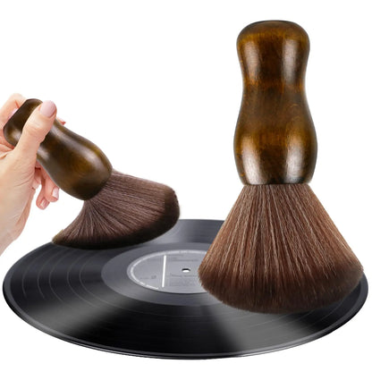 Skanto | Dust-Free Sound: Vinyl Record Cleaning Brush - Anti-Static Cleaning for Albums, LPs, CDs, Stylus, Keyboards, and Camera Lenses