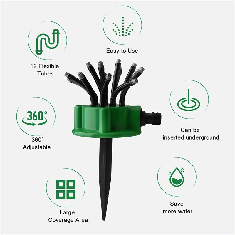 BowLift | Smart Rotation 360 Garden Watering Sprinkler