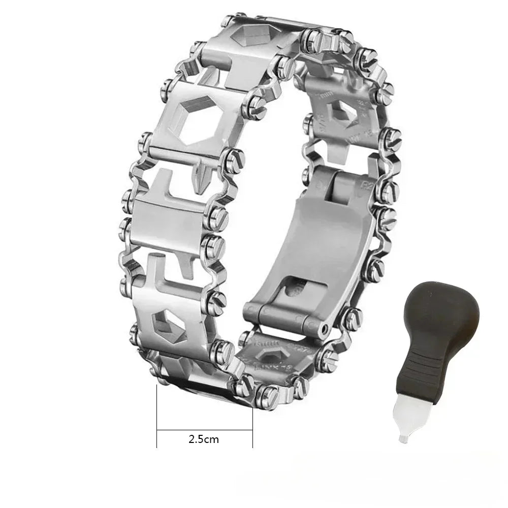Skanto | Stainless Steel Multi-Tool Bracelet