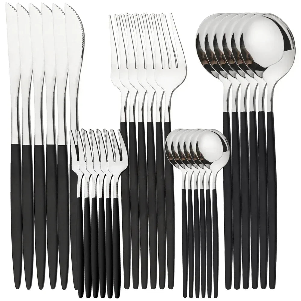Skanto | RoyalMirror – Luxury Gold Cutlery Set