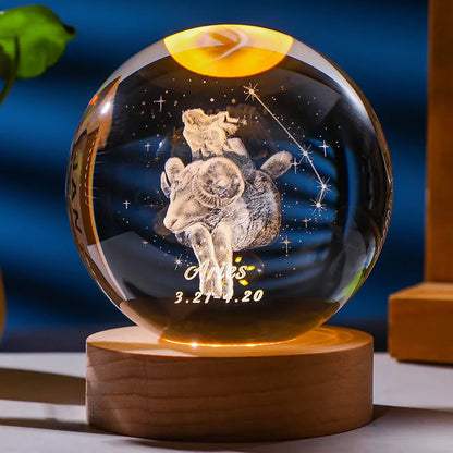 Constellation Crystal Ball Night Light | Karnz
