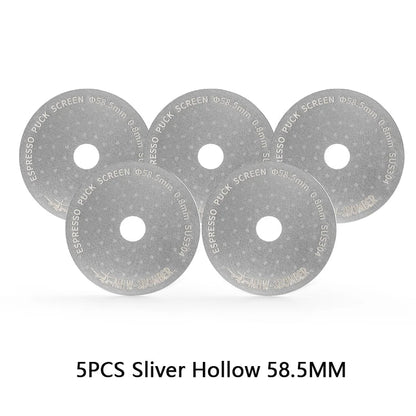 MHW-3BOMBER 51/53/58.5mm Espresso Puck Screen Double-Layer Metal Coffee Reusable Filter