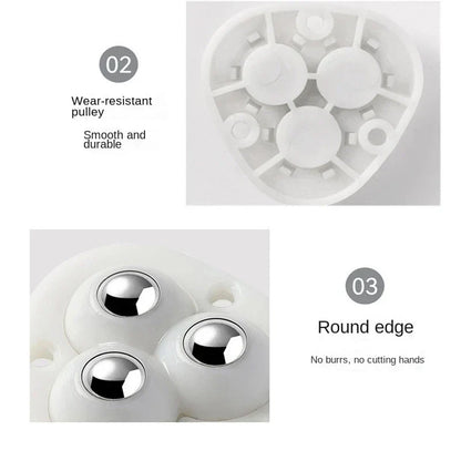 Kalsten | Self-Adhesive Full Rotating Furniture Mover Wheel Rollers