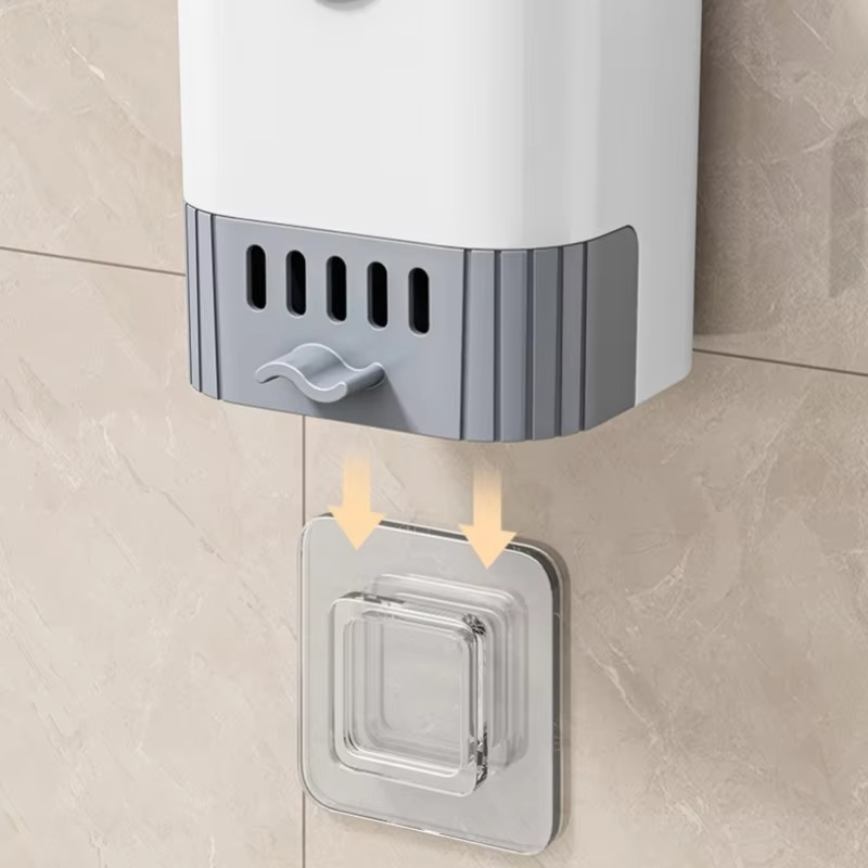 BowLift | Wall-Mounted Flexi-Handle Toilet Brush with Modern Holder