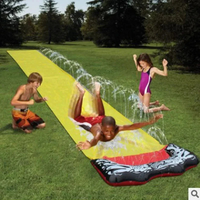 BowLift | AquaRush Water Slide | Inflatable Water Slide with Sprinkler Function | For Garden & Outdoor | Summer Fun for Kids