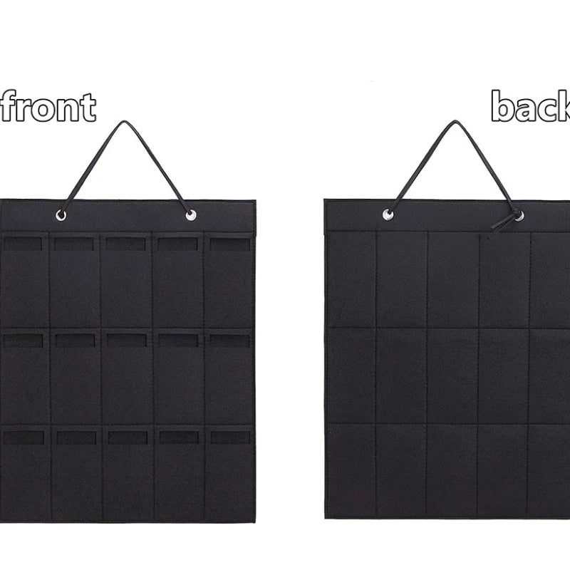 BowLift | GlasSpace Organizer | Wall-mounted Glasses Holder | Foldable Sunglasses Storage Bag | Space-saving & Dustproof | 42 × 38 cm