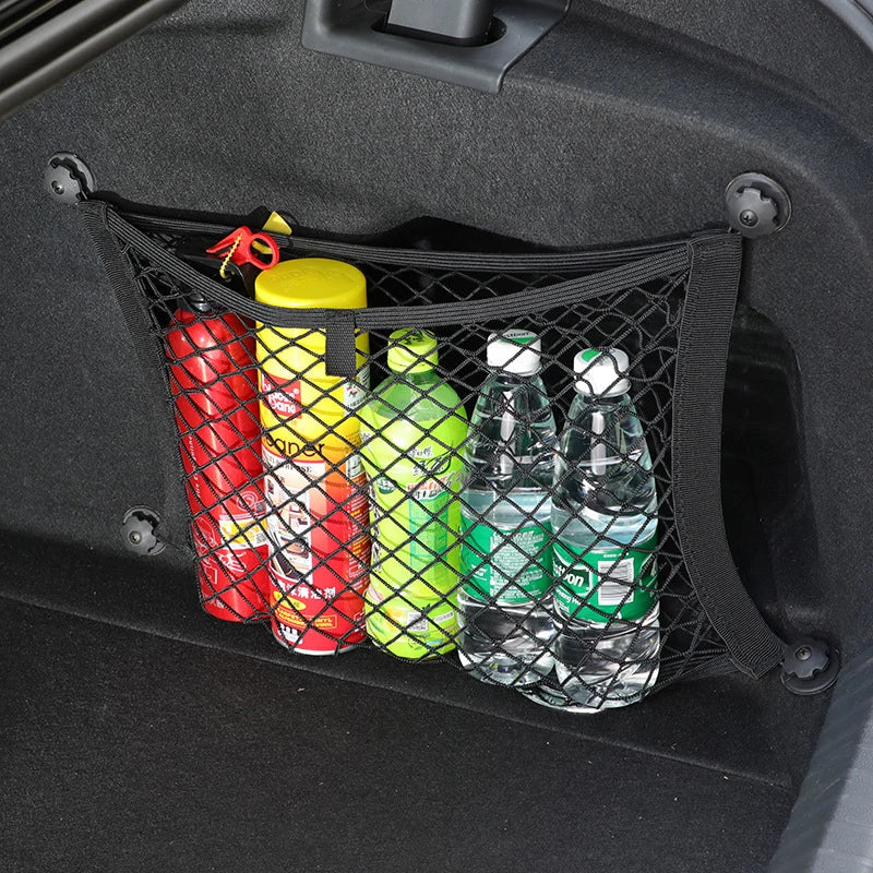 BowLift | Stretchable Mesh Cargo Net Car Storage Organizer Pocket