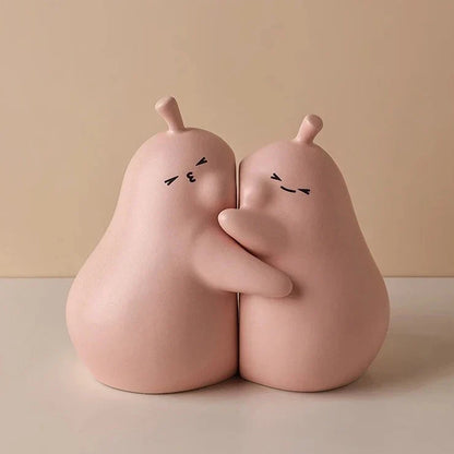 Hugging Pear Bookends | Bowlift