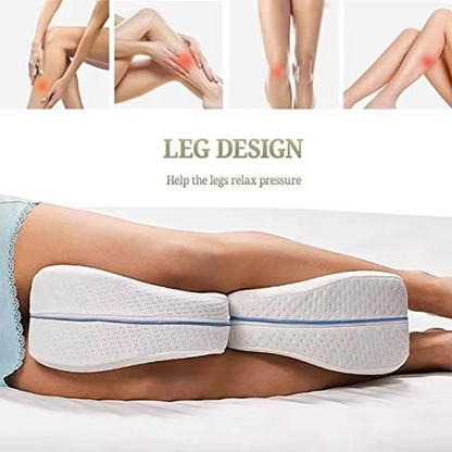 BowLift | Orthopedic Memory Foam Leg Pillow for Sciatica and Pain Relief