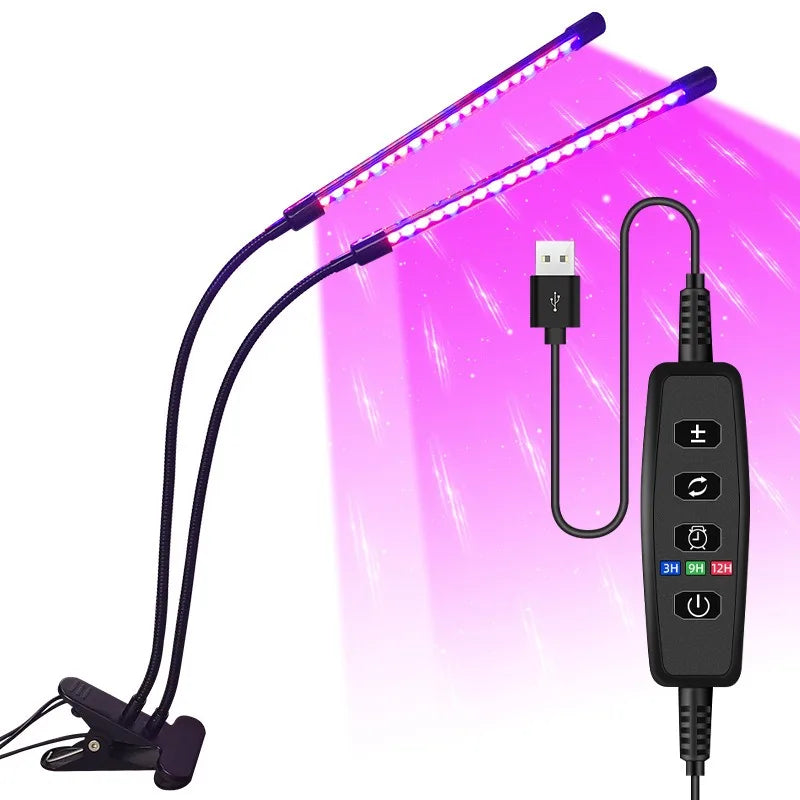 BowLift | LumiPlant LED Plant Light | USB Grow Light | 1–4 Heads | Dimmable with Timer