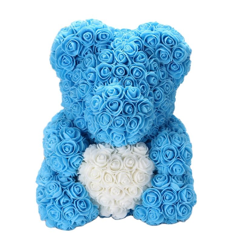 BowLift | Artificial Rose Flowers Teddy Bear