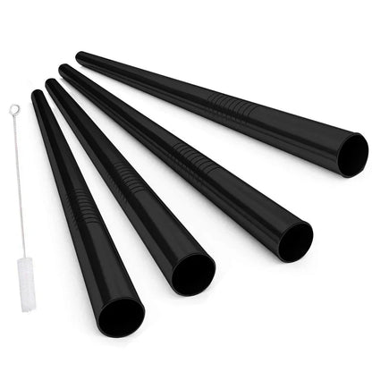 Skanto | Extra Wide Metal Straws for Bubble Tea