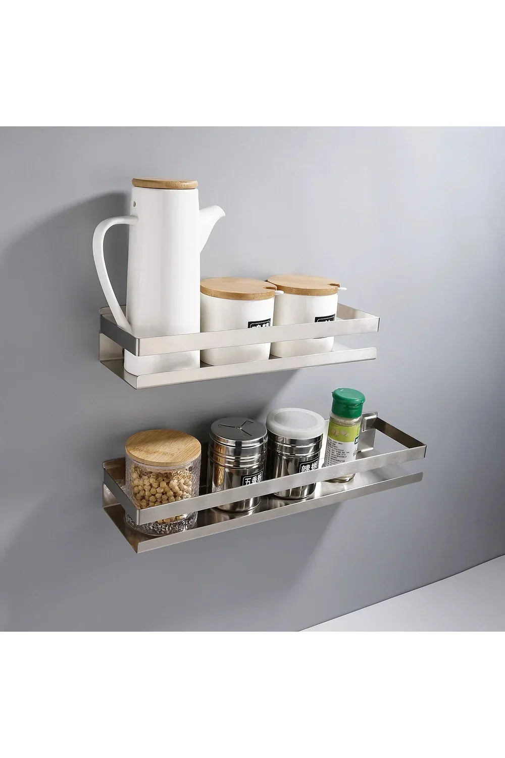 BowLift | Modern black floating shelves