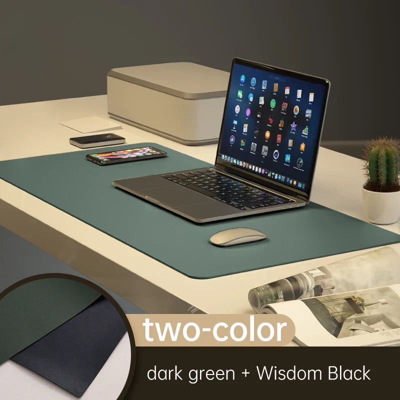 Skanto | Large Waterproof PU Leather Gaming Mouse Pad & Desk Mat
