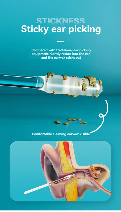 BowLift | Reusable Sticky Ear Pick 24Pcs