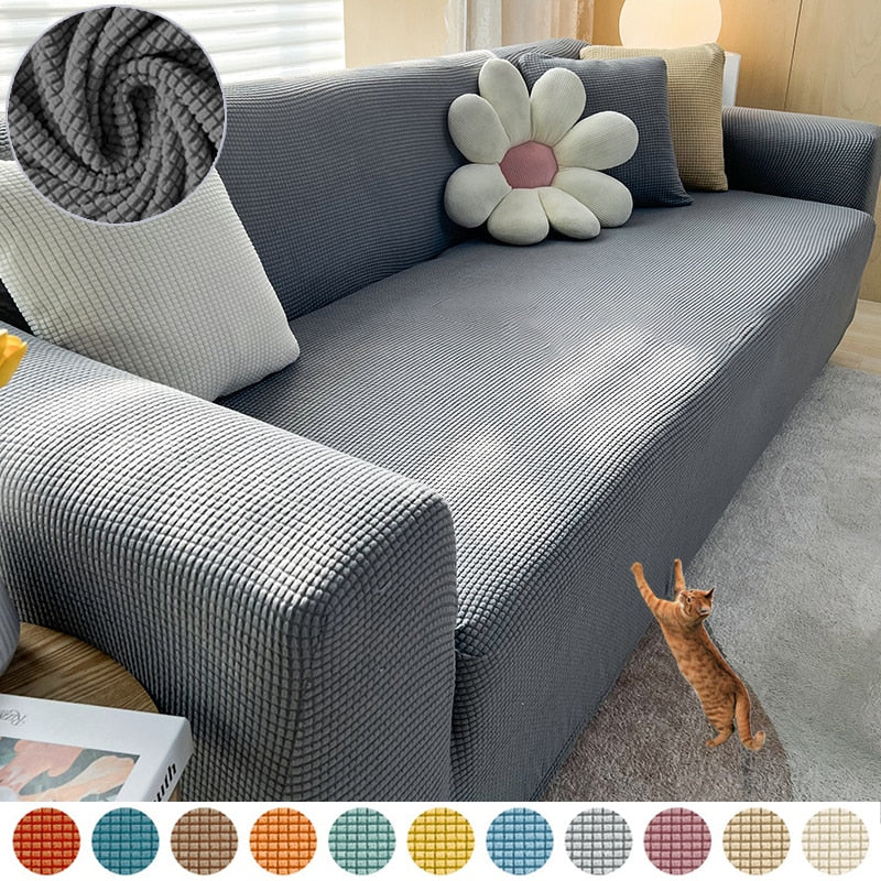 Skanto | FlexiCover Elastic Sofa Cover – Protective Cover for Corner and Standard Sofas