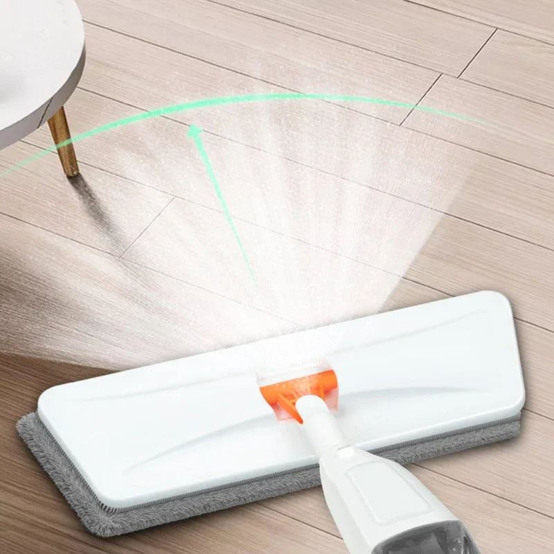 Skanto | Sprayvia Spray Mop with Microfiber Head | 360° Swivel Joint | Flat Mop System | Reusable & Eco-Friendly