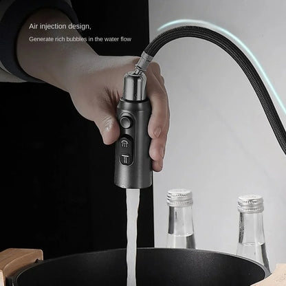 Skanto | Pull-out Kitchen Faucet with Digital Display and Swivel Spout